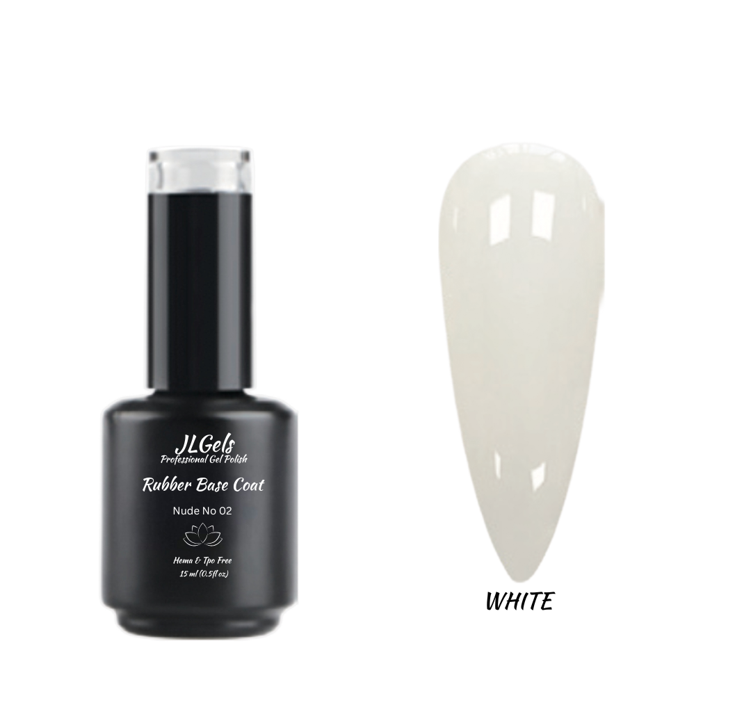 Rubber Base Coat Nude, No 02, Hema & TPO Free, 15ml