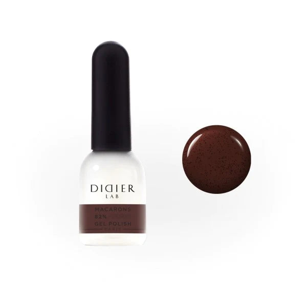 Gel Polish "Didier Lab", Macarons, 82% Negro, 10ml