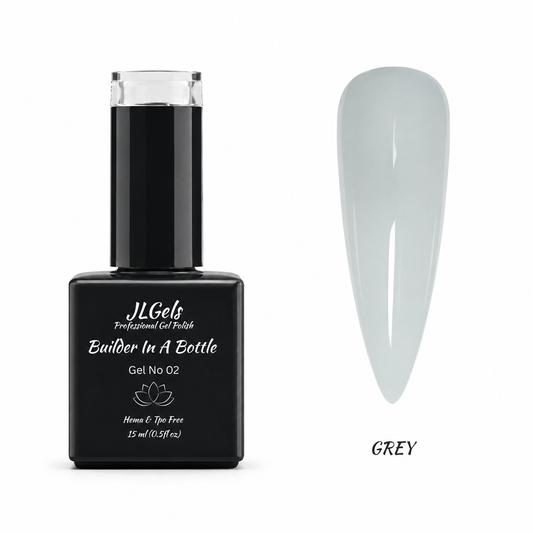 Builder in a Bottle, Gel No 02, GREY, 15ml