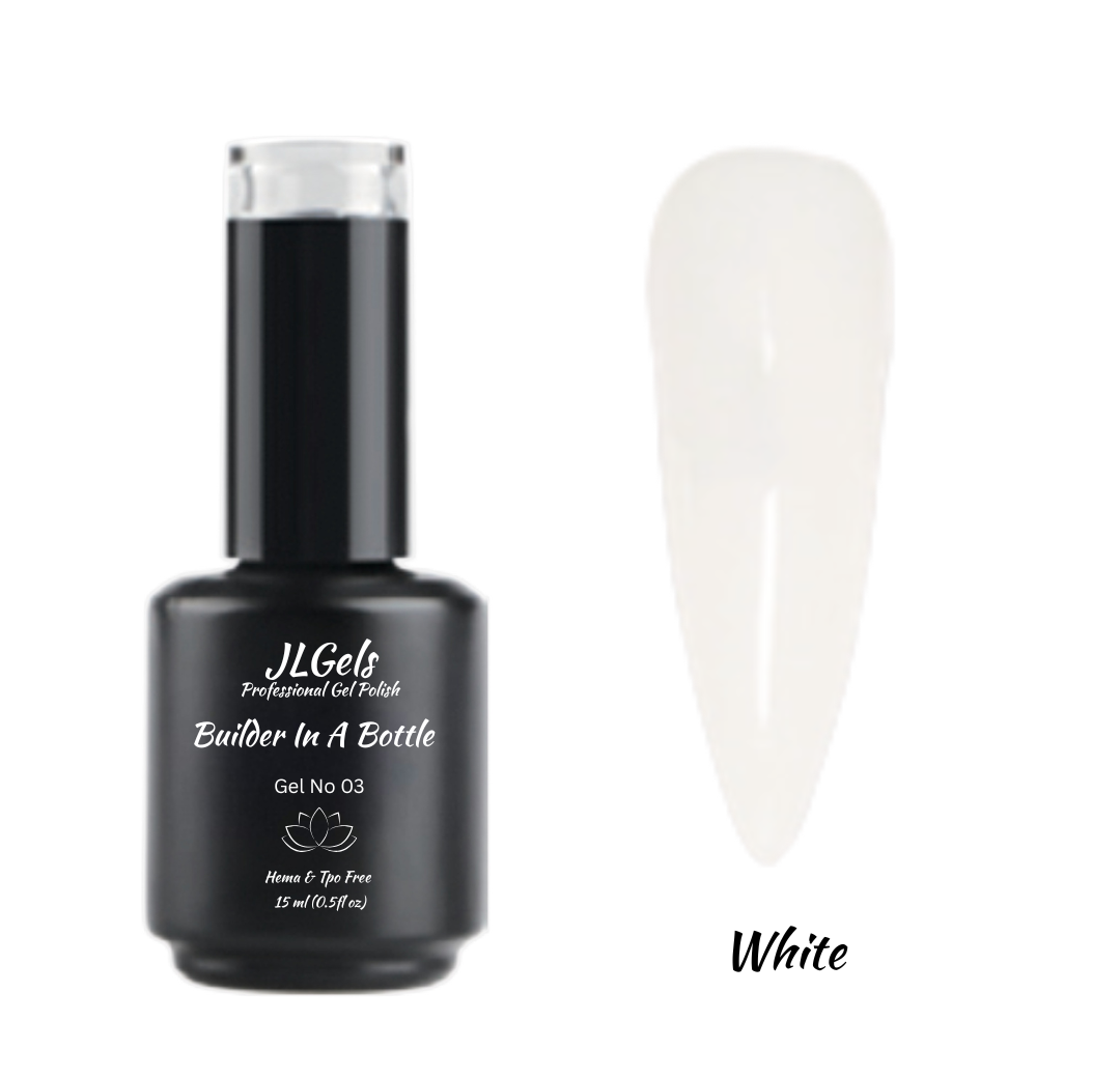 Builder in a Bottle, Gel No 03, WHITE, 15ml
