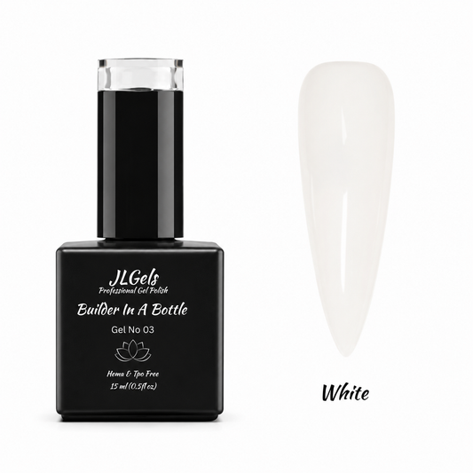 Builder in a Bottle, Gel No 03, WHITE, 15ml
