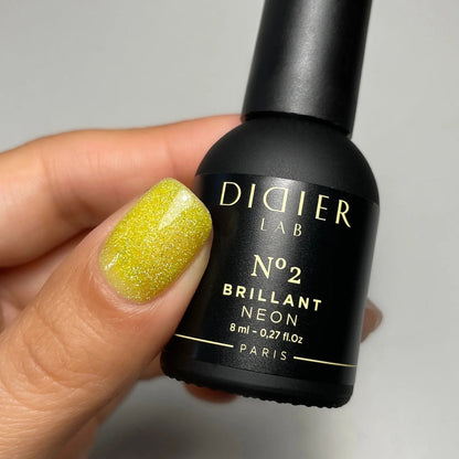 Gel Polish Brillant NEON, Didier Lab, No. 2, HEMA and TPO free, 8 ml