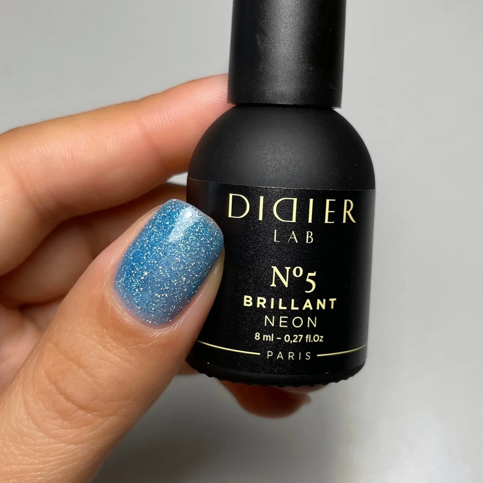 Gel Polish Brillant NEON, Didier Lab, No. 5, HEMA and TPO free, 8 ml