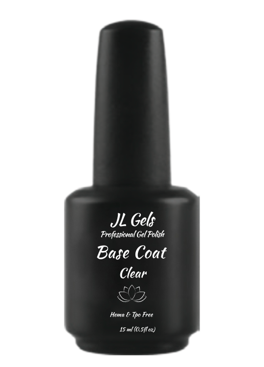 JL Gel, Base Coat Clear, 15ml, Hema & TPO Free