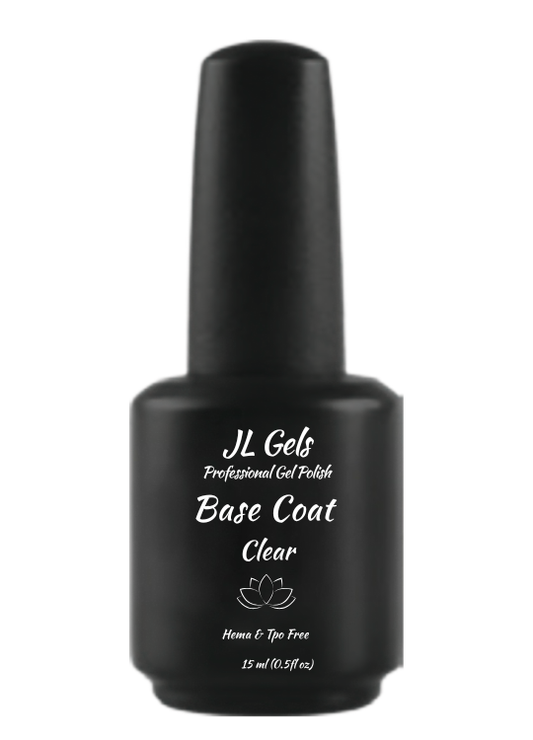 JL Gel, Base Coat Clear, 15ml, Hema & TPO Free