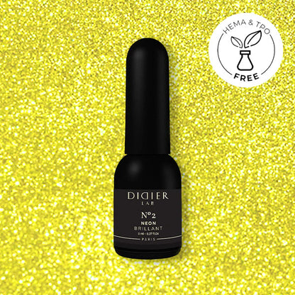 Gel Polish Brillant NEON, Didier Lab, No. 2, HEMA and TPO free, 8 ml
