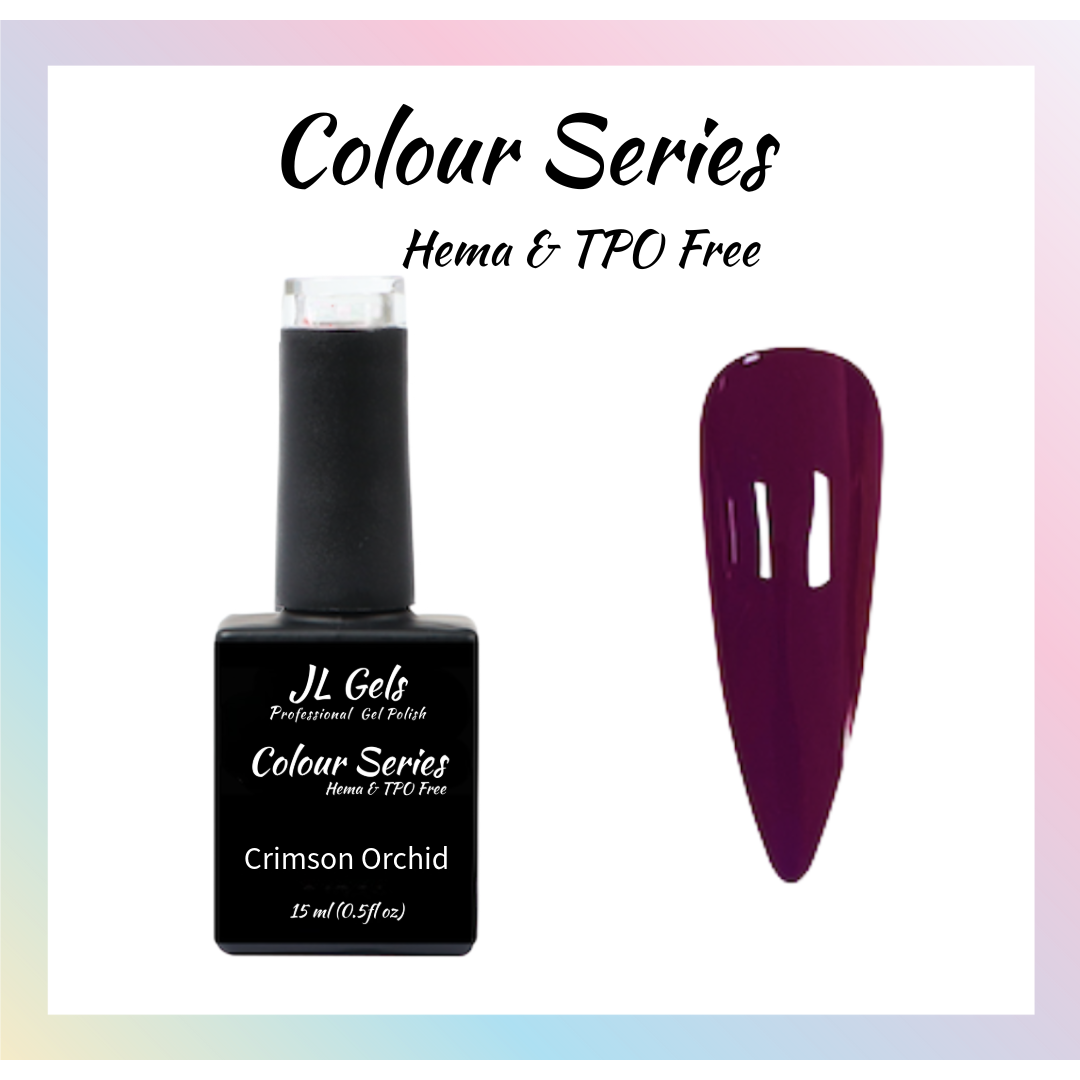 Colour Series, Hema & TPO Free, Crimson Orchid, 15ml