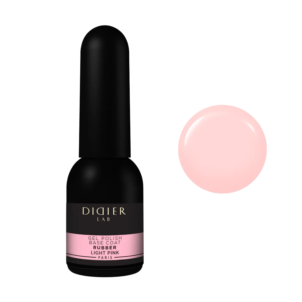 Rubber Base Coat, "Didier Lab", Light Pink, 10ml