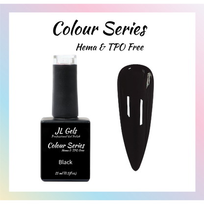 Colour Series, Hema & TPO Free, Black, 15ml