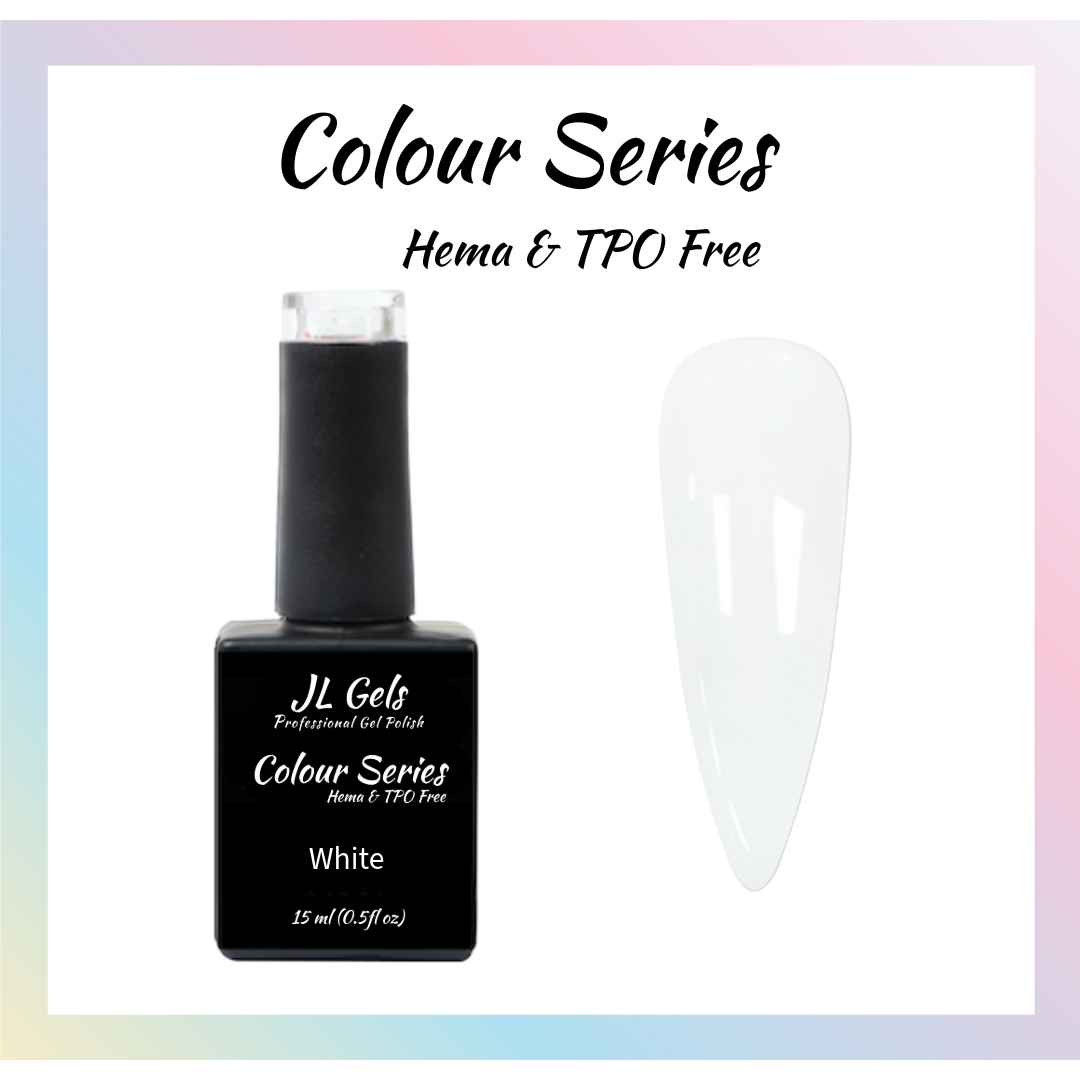 Colour Series, Hema & TPO Free, White, 15ml