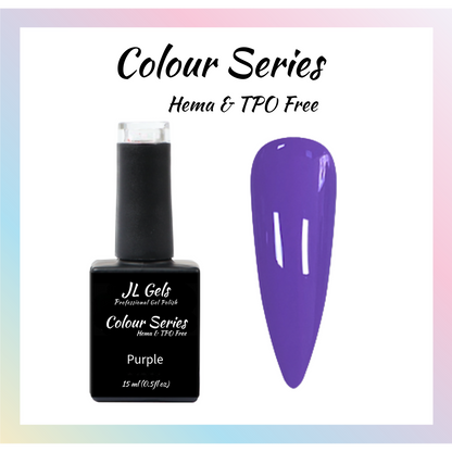 Colour Series, Hema & TPO Free, Purple, 15ml