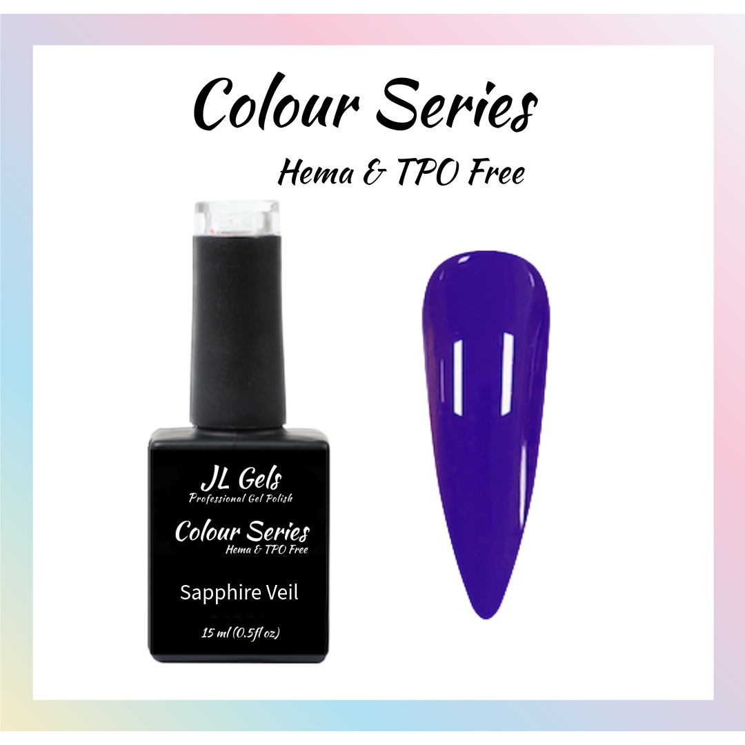 Colour Series, Hema & TPO Free, Sapphire Veil, 15ml