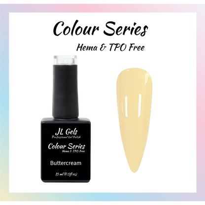 Colour Series, Hema & TPO Free, Buttercream, 15ml
