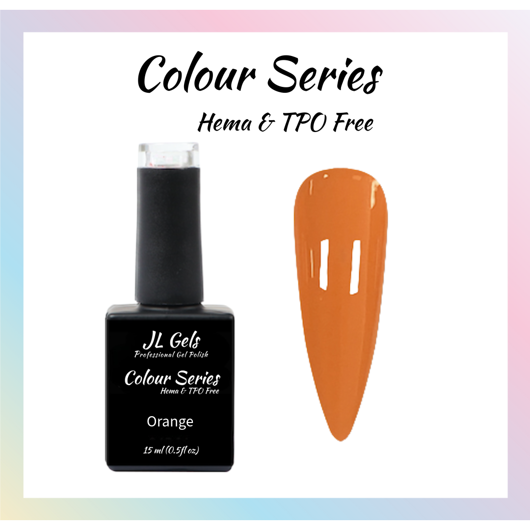 Colour Series, Hema & TPO Free, Orange, 15ml
