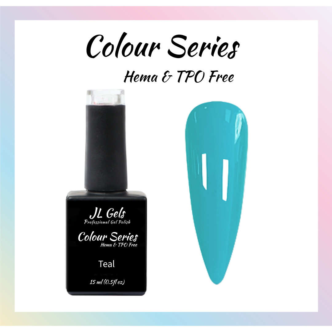 Colour Series, Hema & TPO Free, Teal, 15ml