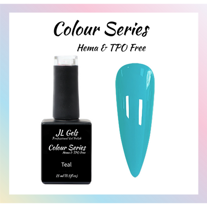 Colour Series, Hema & TPO Free, Teal, 15ml