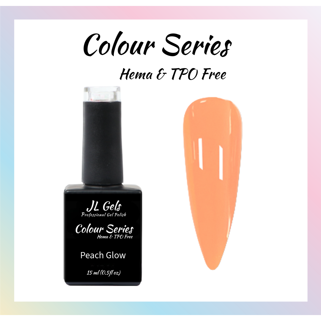 Colour Series, Hema & TPO Free, Peach Glow, 15ml