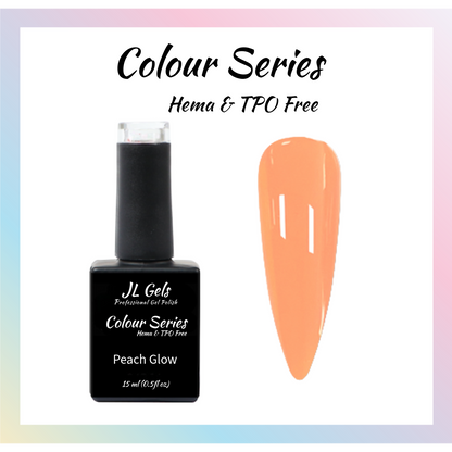 Colour Series, Hema & TPO Free, Peach Glow, 15ml