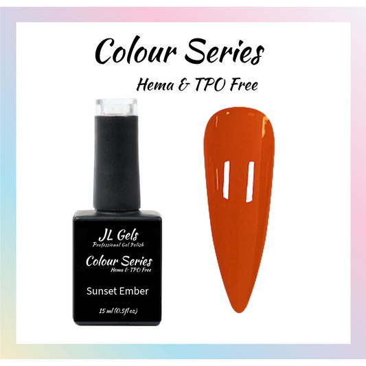 Colour Series, Hema & TPO Free, Sunset Ember, 15ml