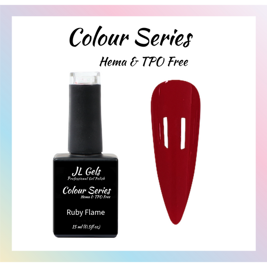 Colour Series, Hema & TPO Free, Ruby Flame, 15ml