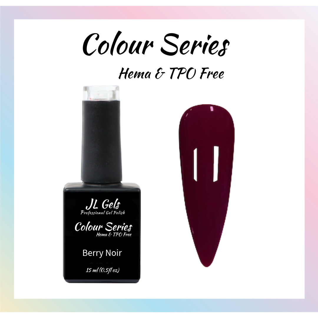 Colour Series, Hema & TPO Free, Berry Noir, 15ml