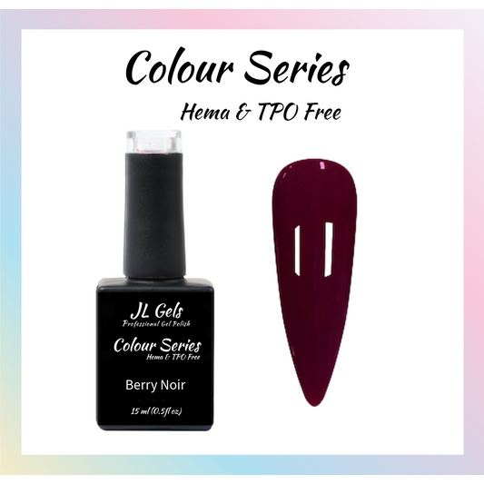 Colour Series, Hema & TPO Free, Berry Noir, 15ml