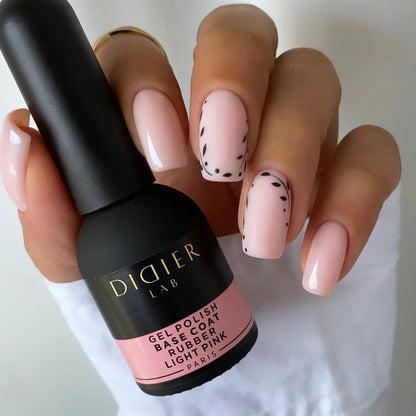 Rubber Base Coat, "Didier Lab", Light Pink, 10ml
