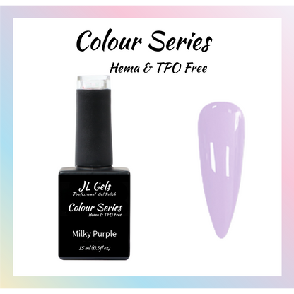 Colour Series, Hema & TPO Free, Milky Purple,  15ml