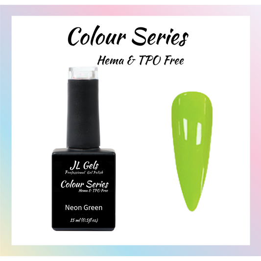 Colour Series, Hema & TPO Free, Neon Green, 15ml