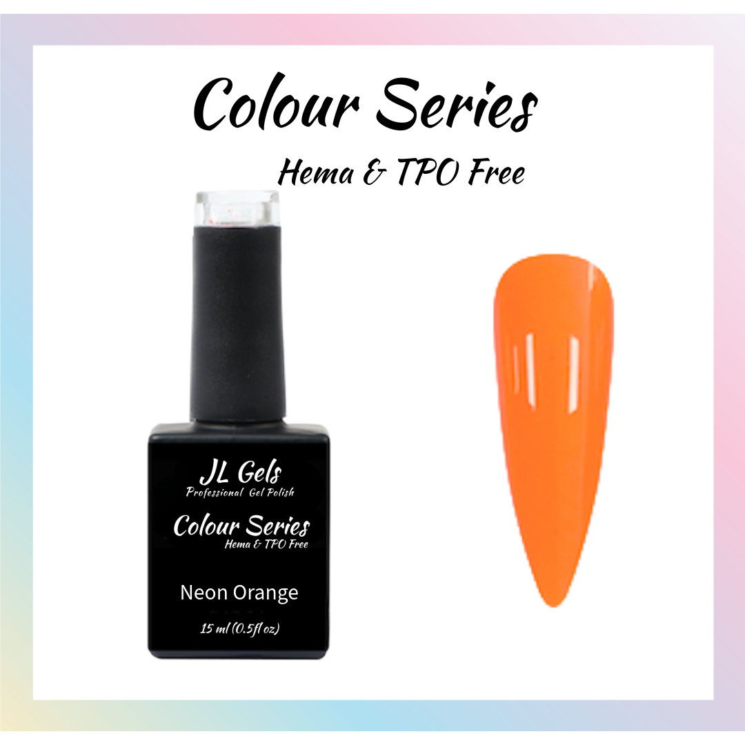 Colour Series, Hema & TPO Free,  Neon Orange, 15ml