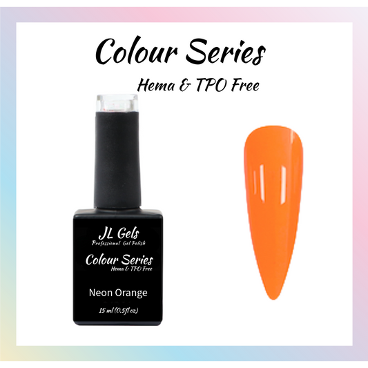 Colour Series, Hema & TPO Free,  Neon Orange, 15ml