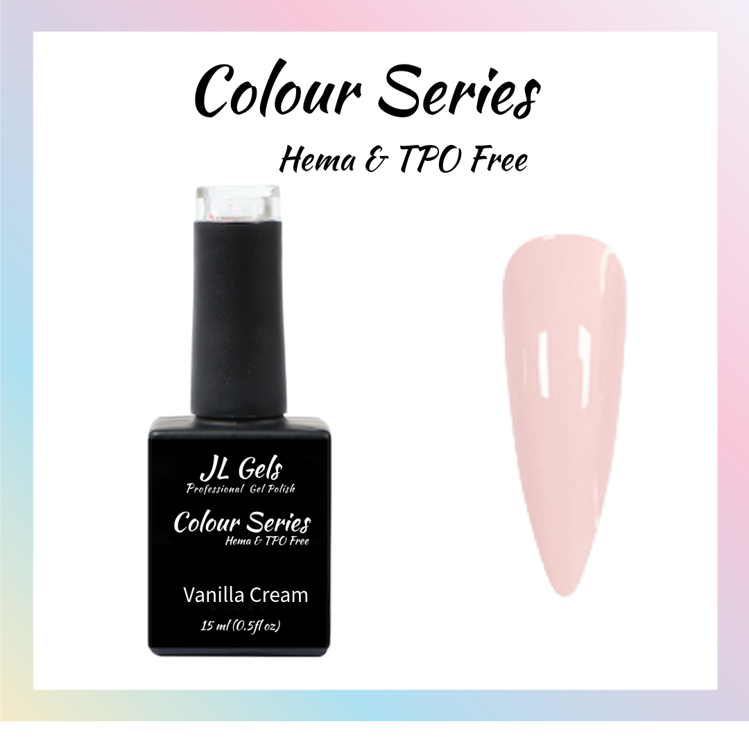 Colour Series, Hema & TPO Free,  Vanilla Cream,  15ml
